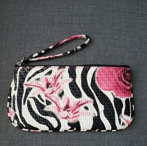 COPY - Flower Print Wristlet
